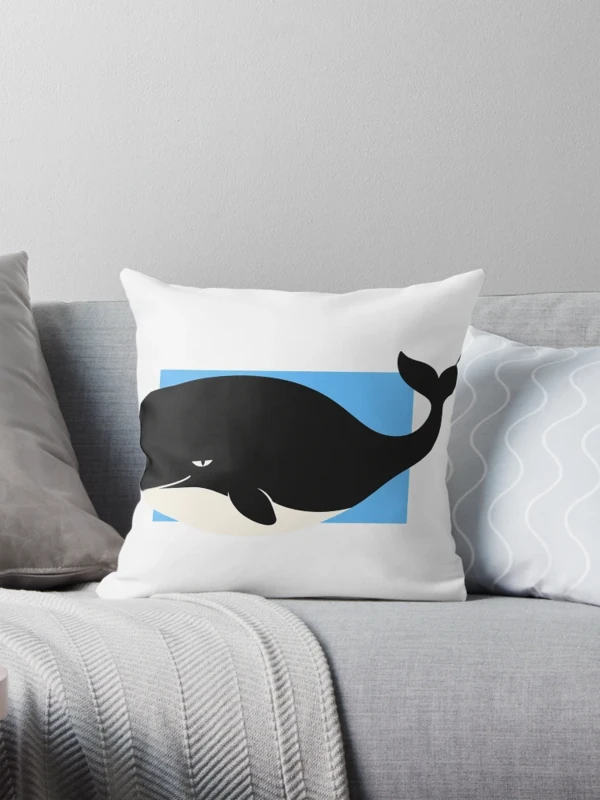 Baleine trop ronde pour le cadre sur Coussin