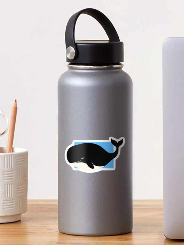 Baleine trop ronde pour le cadre sur Sticker