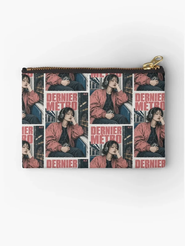 Dernier métro — Portrait au casque, nuit rétro sur Pochette