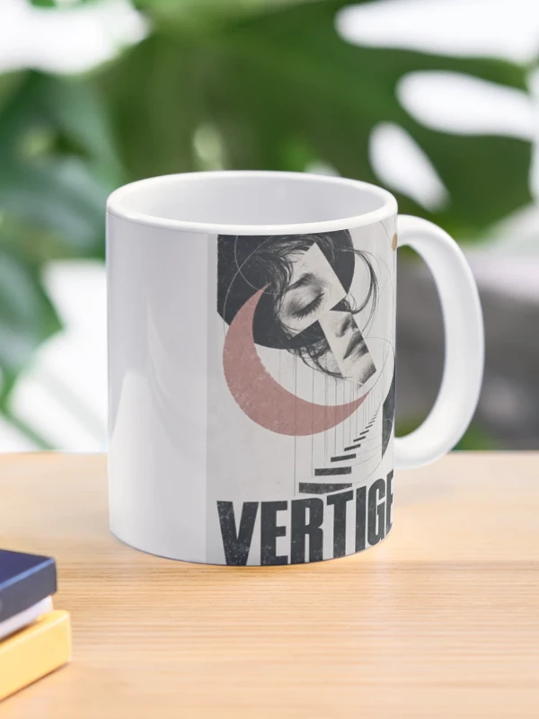 Vertige — Visage abstrait et escalier impossible sur Mug classique