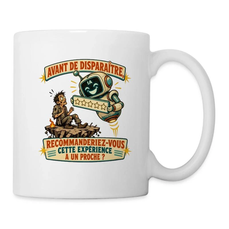Cinq étoiles avant l’apocalypse sur Mug blanc · blanc