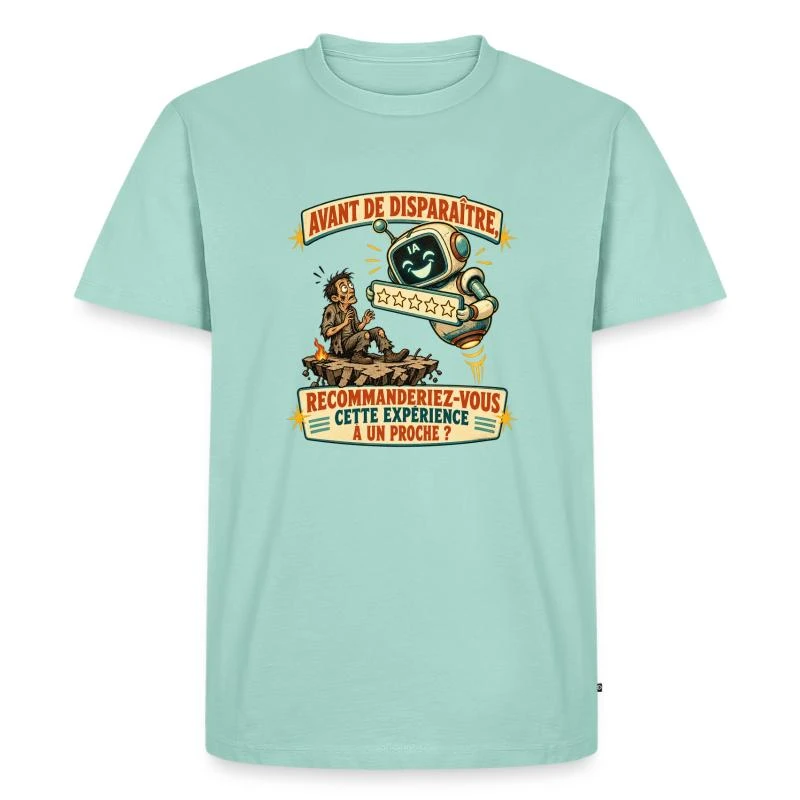 Cinq étoiles avant l’apocalypse sur T-shirt Premium bio Homme · menthe