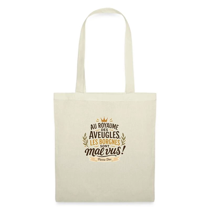 Au royaume des aveugles sur Sac en tissu · nature