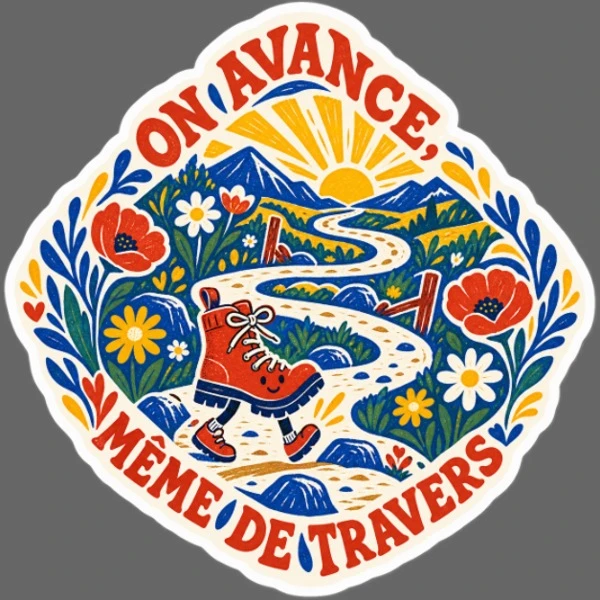 On avance, même de travers