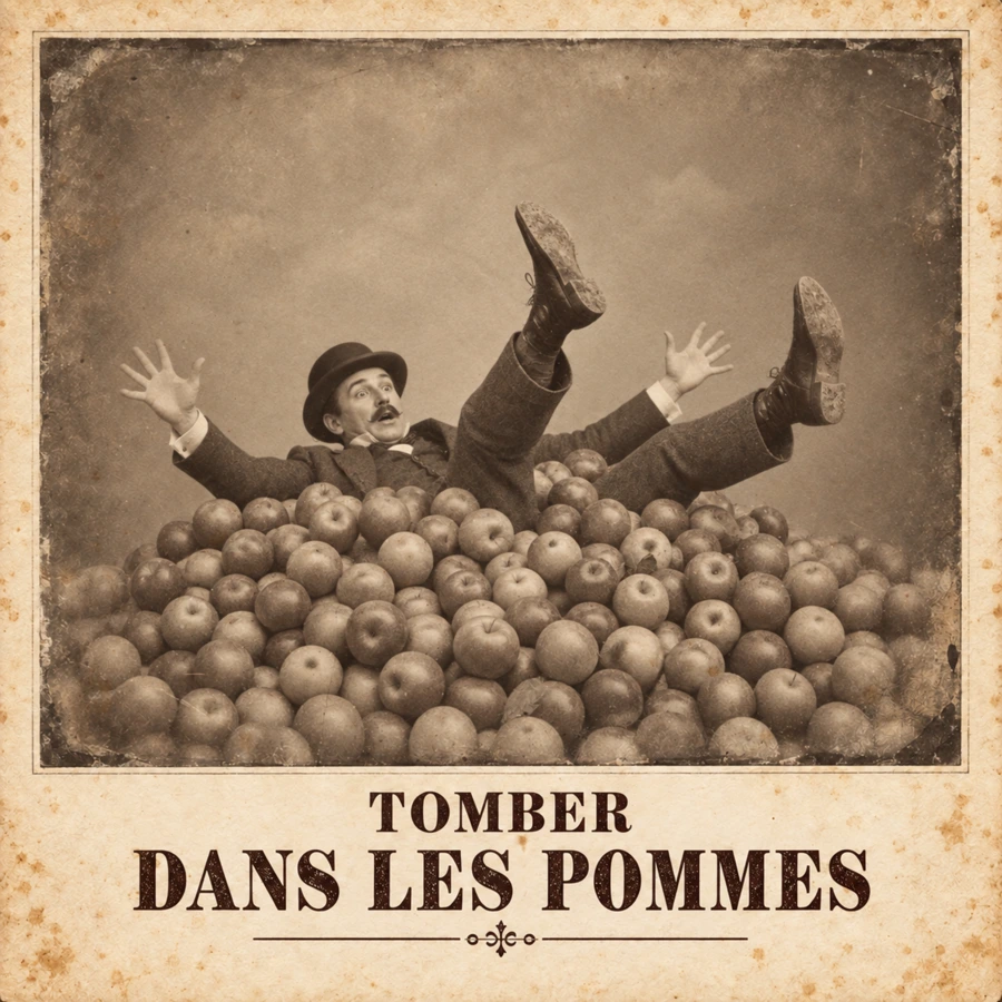 Tomber dans les pommes — Récolte humaine