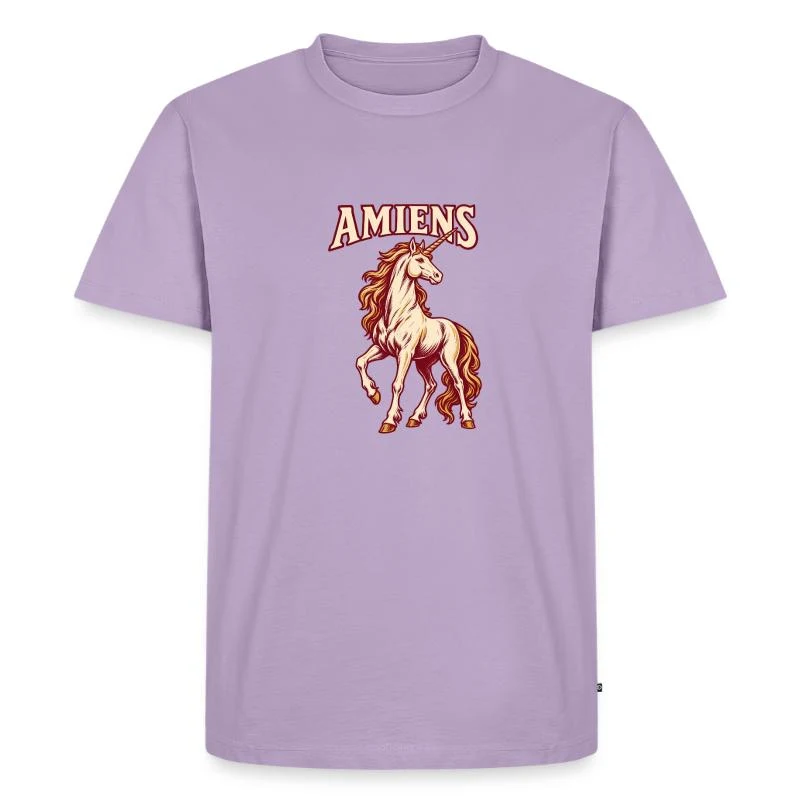 Amiens, licorne picarde — T-shirt Premium bio Homme, lavande
