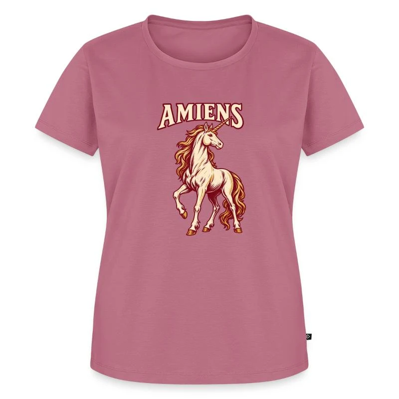 Amiens, licorne picarde — T-shirt Premium bio Femme, mauve