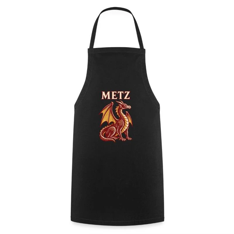 Metz, Graoully légendaire — Tablier de cuisine, noir
