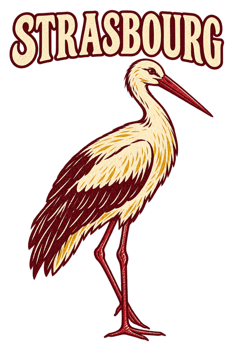 Strasbourg, cigogne alsacienne