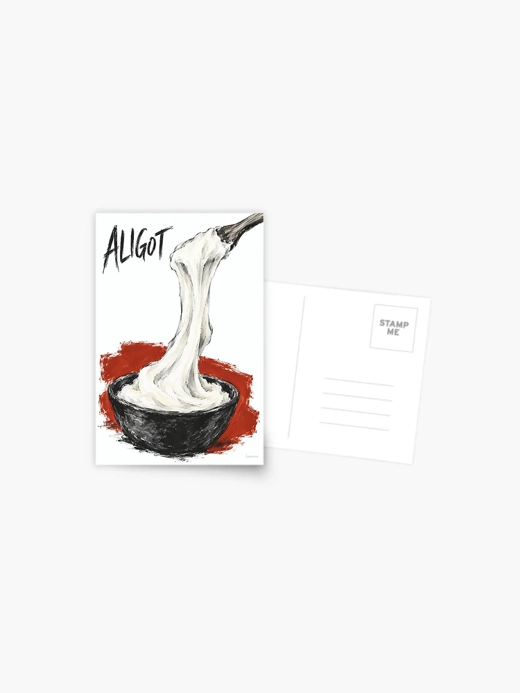Aligot — le fil de la gourmandise — Carte postale