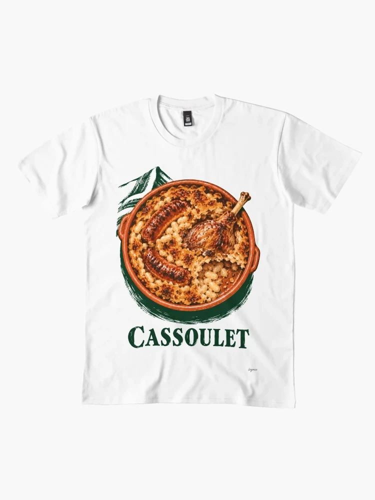 Cassoulet — T-shirt premium · Blanc