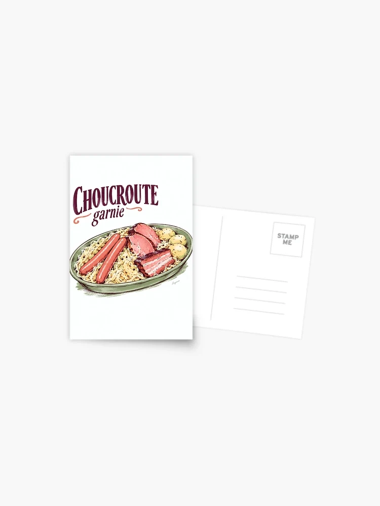 Choucroute garnie — Carte postale