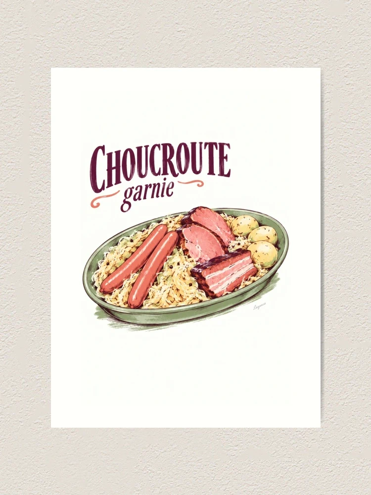 Choucroute garnie — Impression artistique