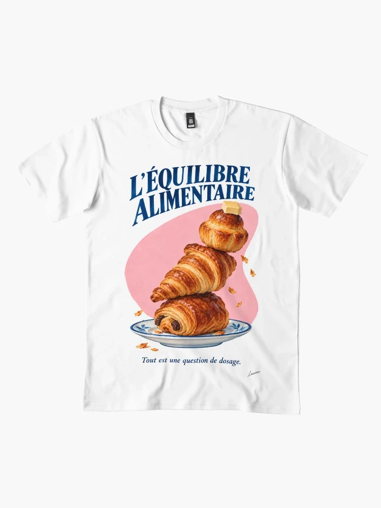 L’équilibre alimentaire — T-shirt premium · Blanc