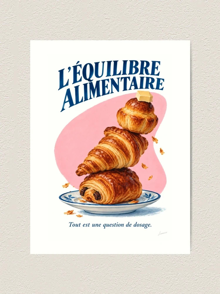 L’équilibre alimentaire — Impression artistique