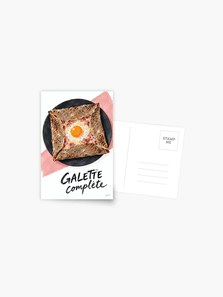 Galette complète — Carte postale