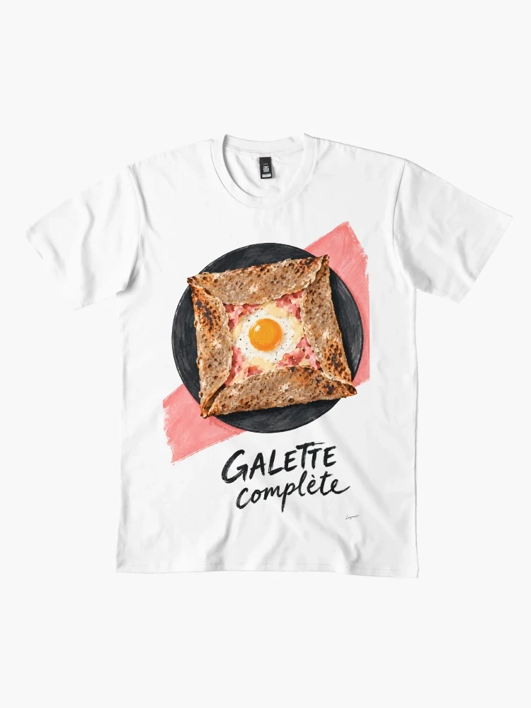Galette complète — T-shirt premium · Blanc