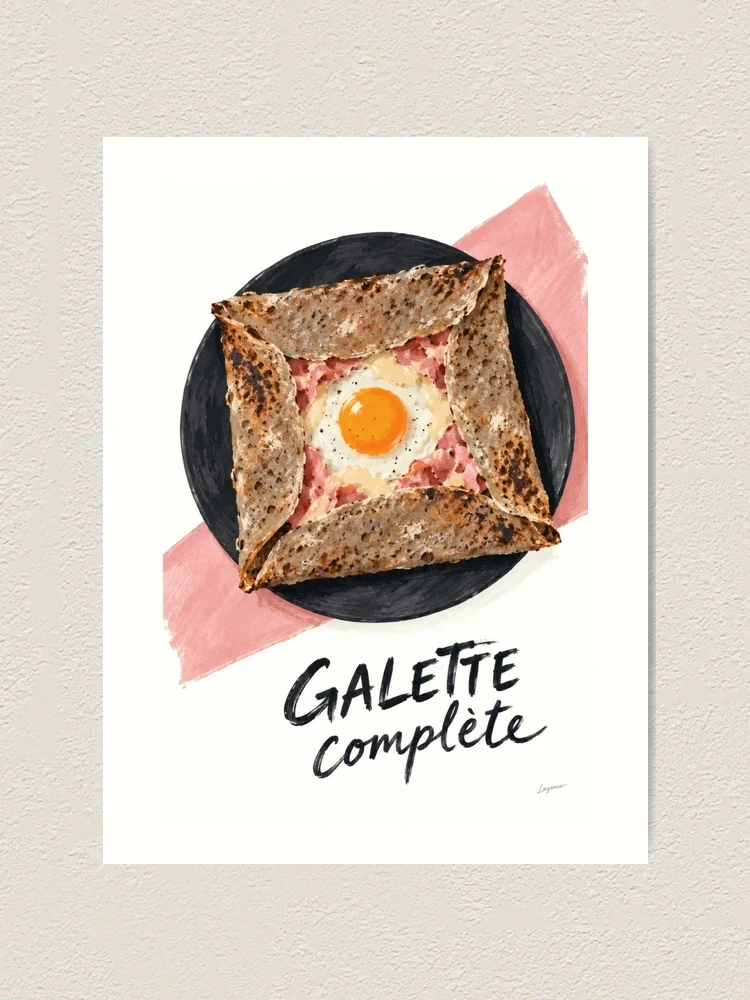Galette complète — Impression artistique