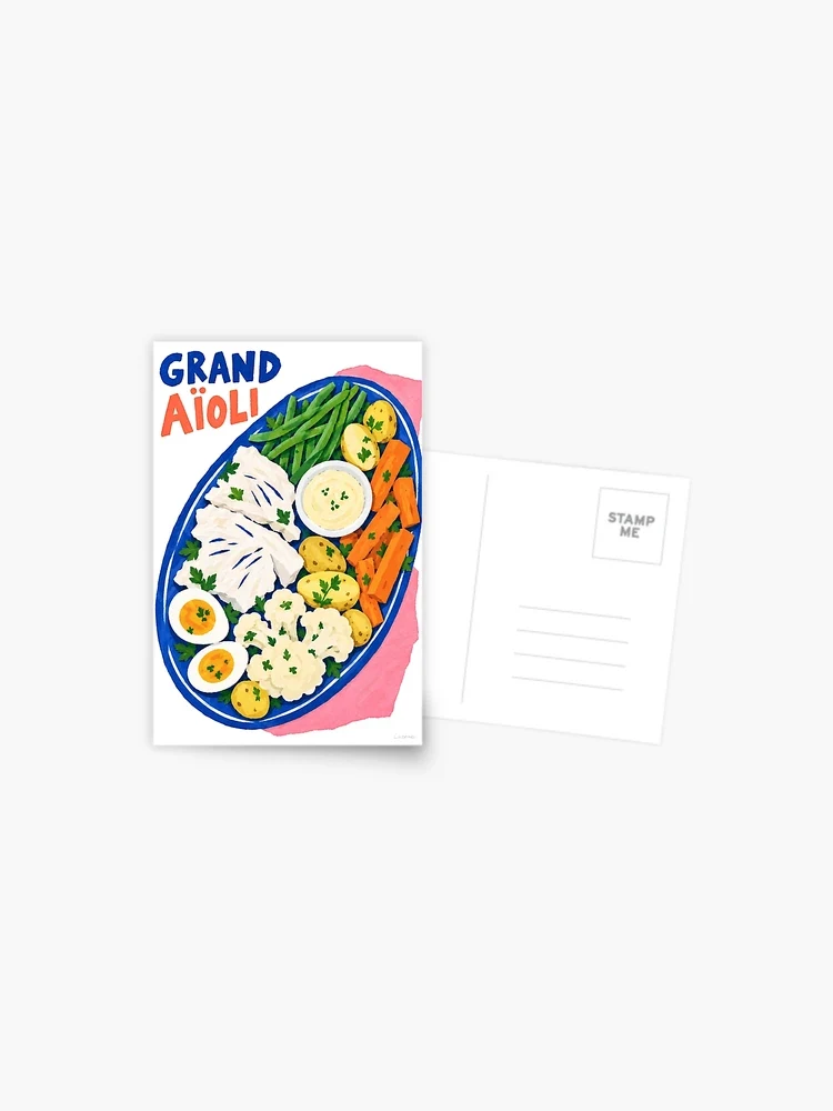 Grand aïoli — Carte postale