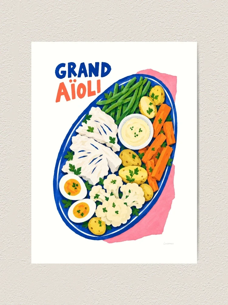 Grand aïoli — Impression artistique