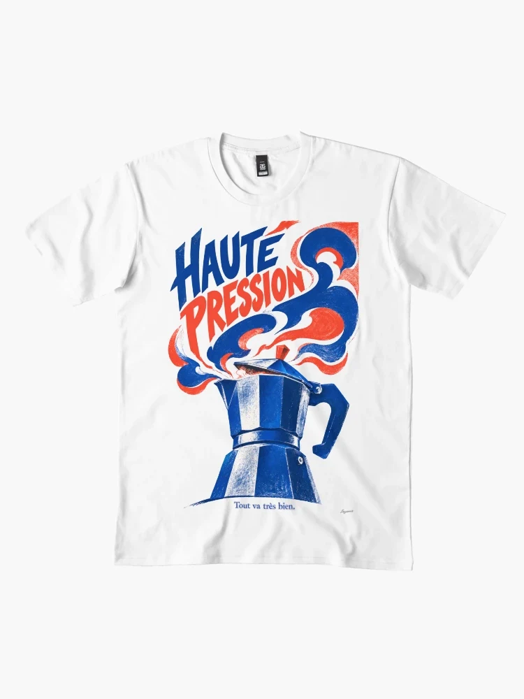 Haute pression — T-shirt premium · Blanc