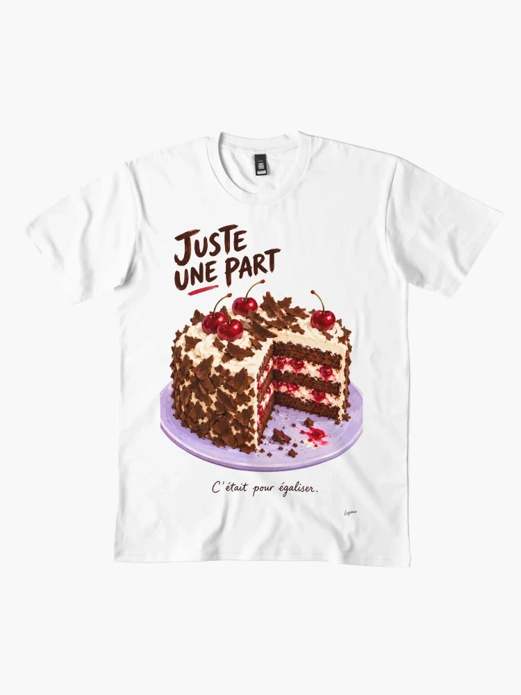 Juste une part — T-shirt premium · Blanc