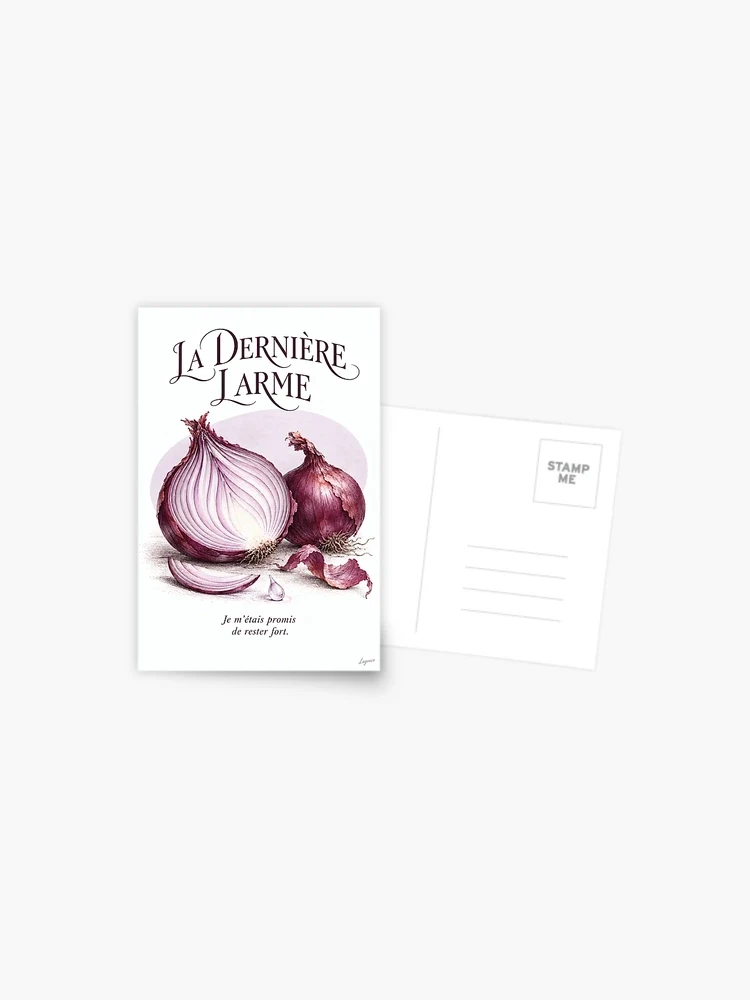 La dernière larme — Carte postale