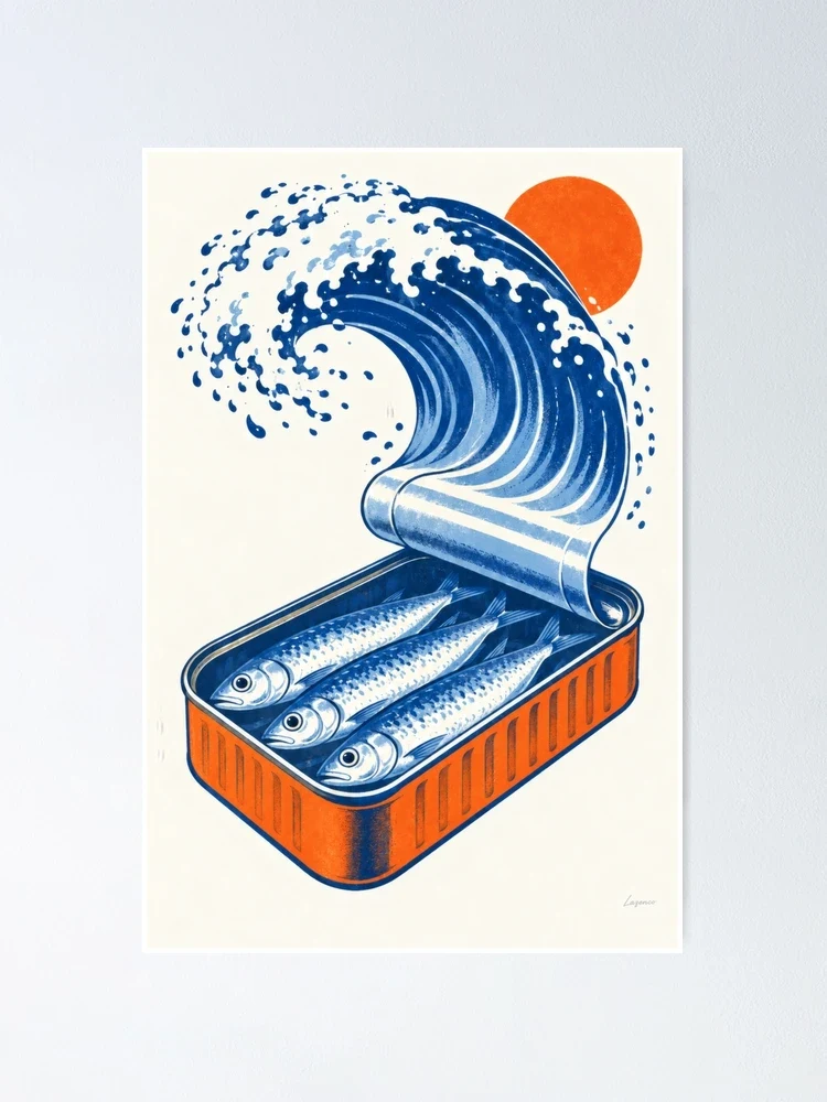Marée en boîte — Poster