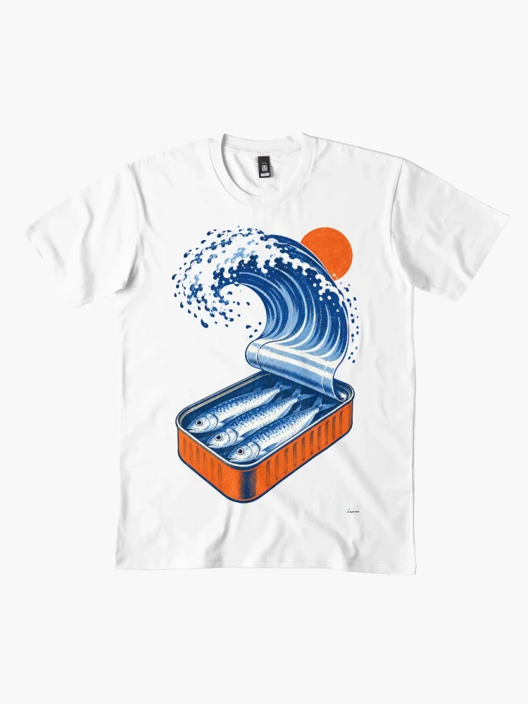 Marée en boîte — T-shirt premium · Blanc