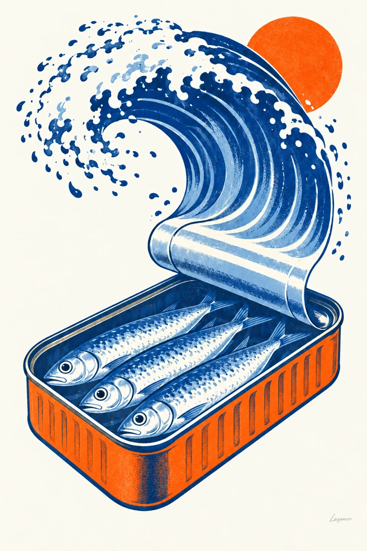 Marée en boîte