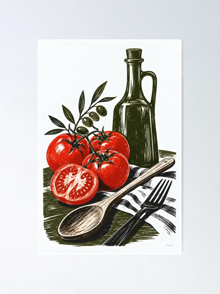 Nature morte, cuisine vivante — Poster