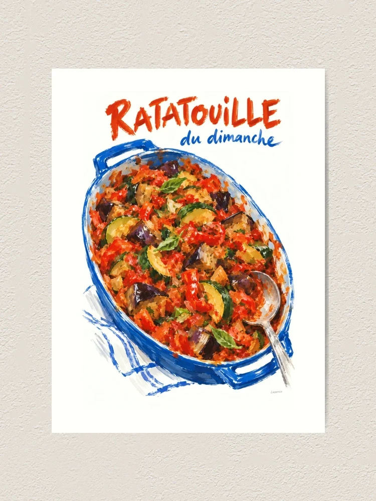 Ratatouille du dimanche — Impression artistique