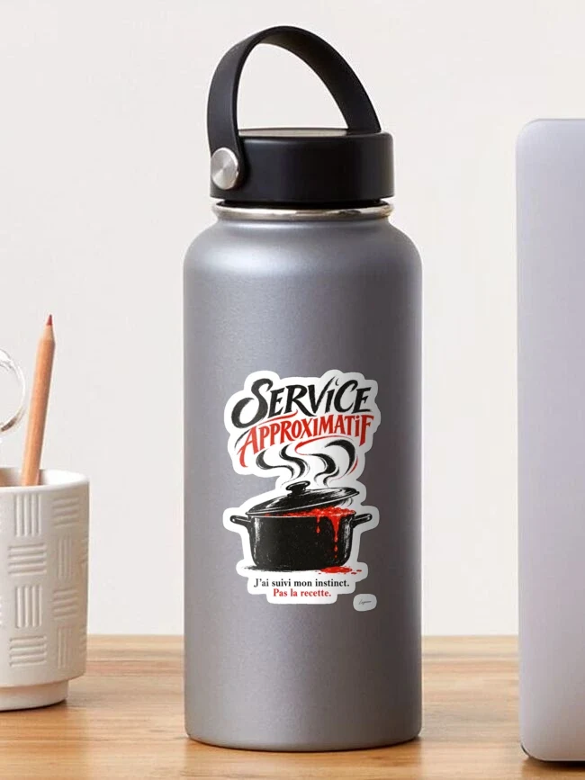 Service approximatif — Sticker