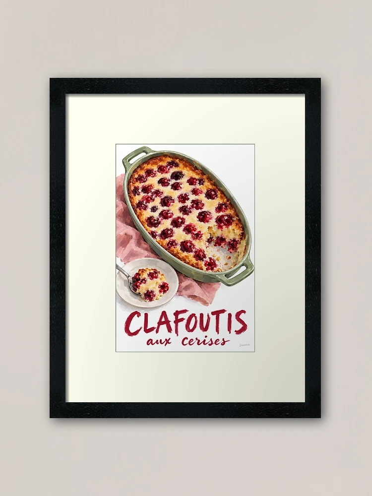 Clafoutis aux cerises à partager — Impression encadrée
