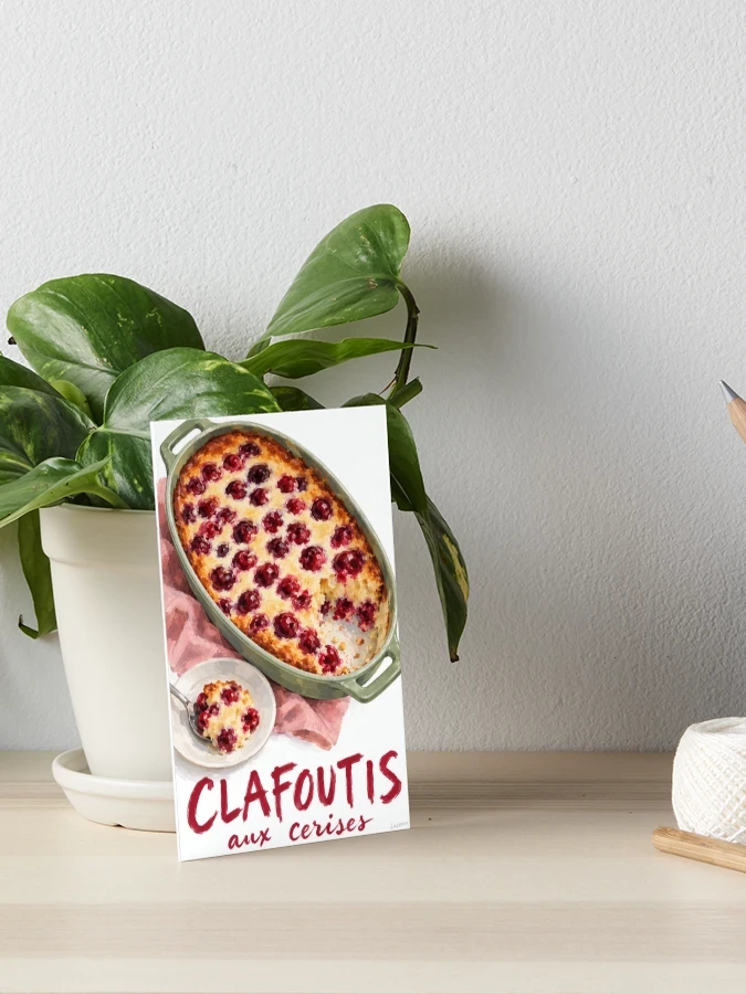 Clafoutis aux cerises à partager — Impression rigide