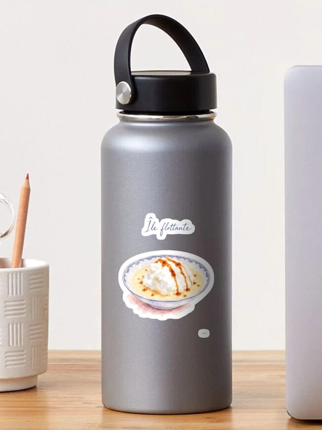 Île flottante nappée de caramel — Sticker