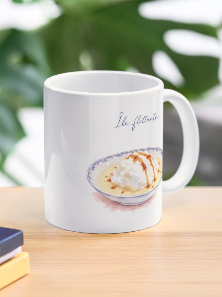 Île flottante nappée de caramel — Mug classique