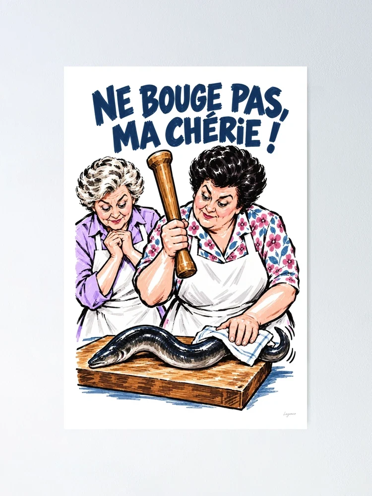Maïté et son anguille récalcitrante — Poster