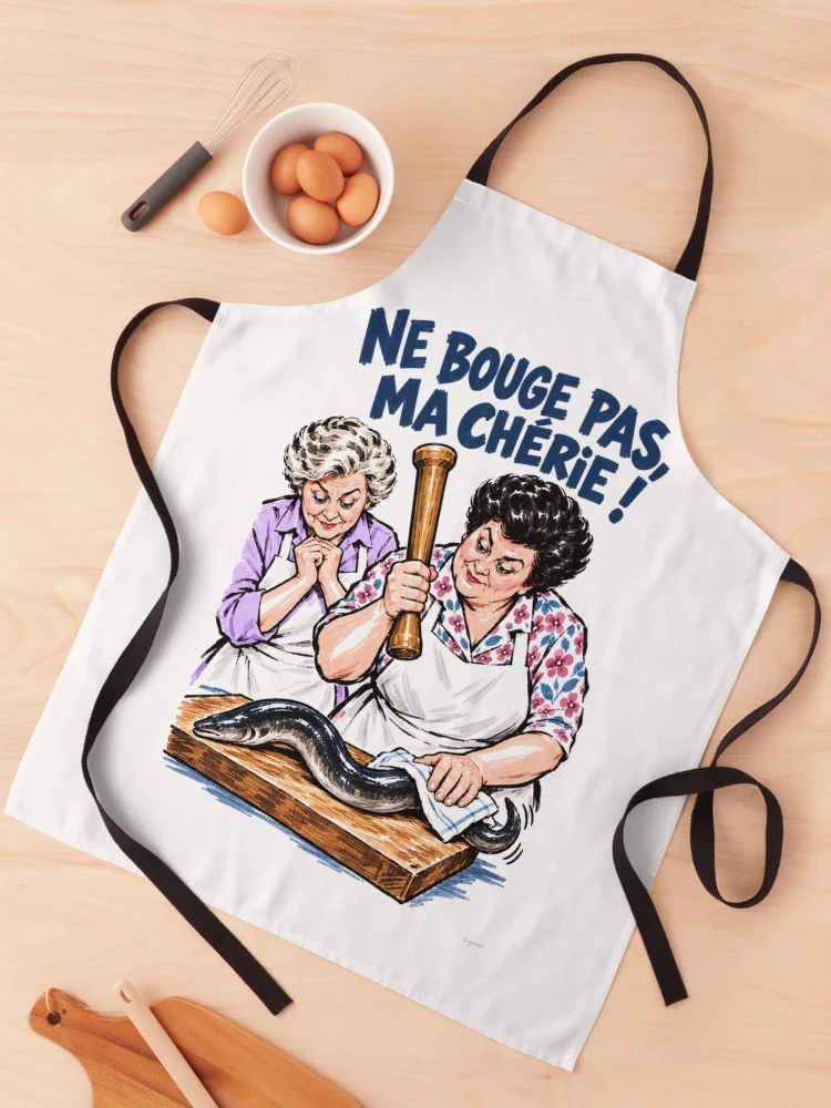 Maïté et son anguille récalcitrante — Tablier