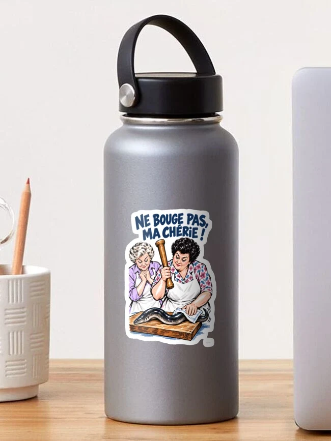 Maïté et son anguille récalcitrante — Sticker