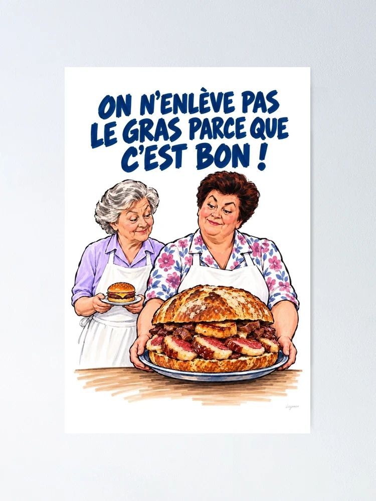 Maïté défend le gras du burger — Poster