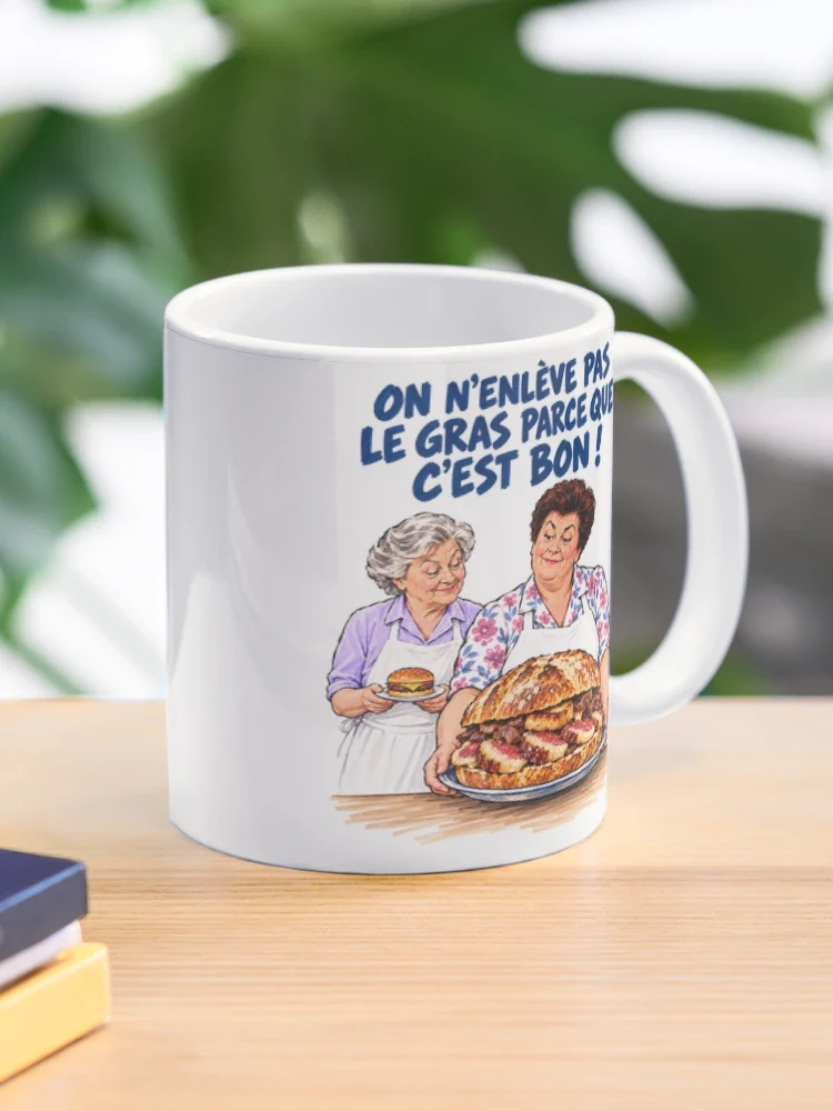 Maïté défend le gras du burger — Mug classique