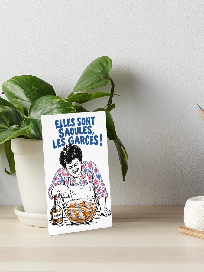 Maïté et les gambas à l’armagnac — Impression rigide