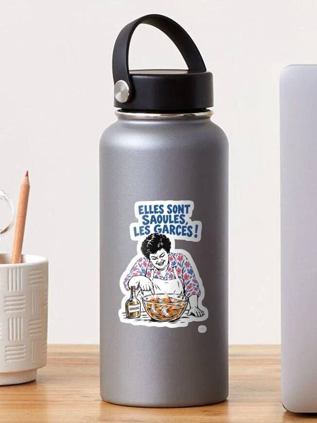 Maïté et les gambas à l’armagnac — Sticker