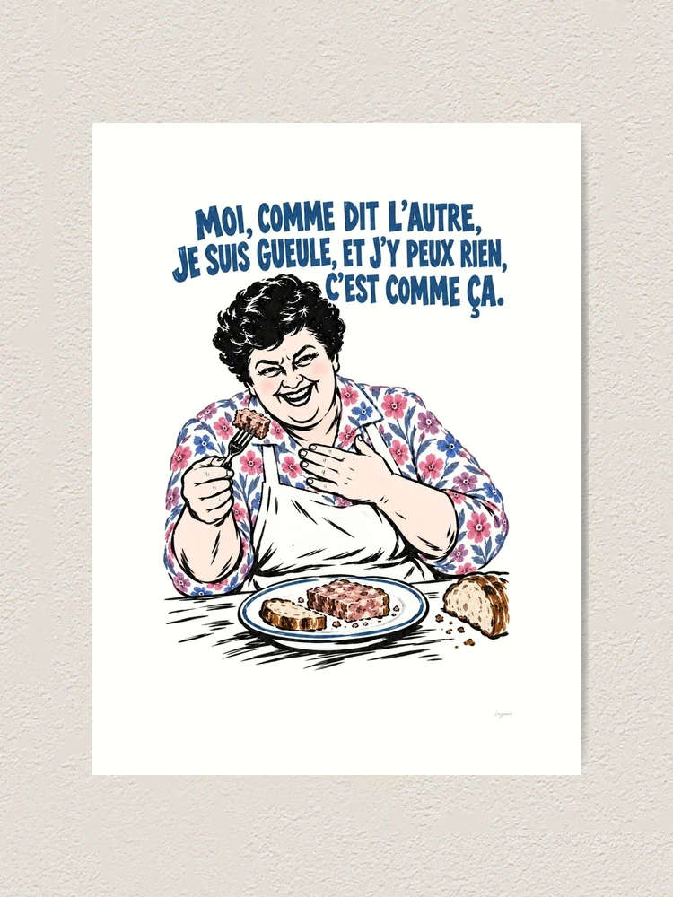 Maïté et la gourmandise sans détour — Impression artistique