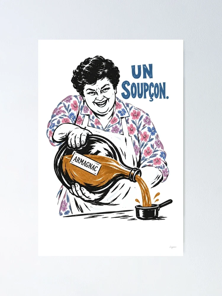 Maïté verse un soupçon d’armagnac — Poster