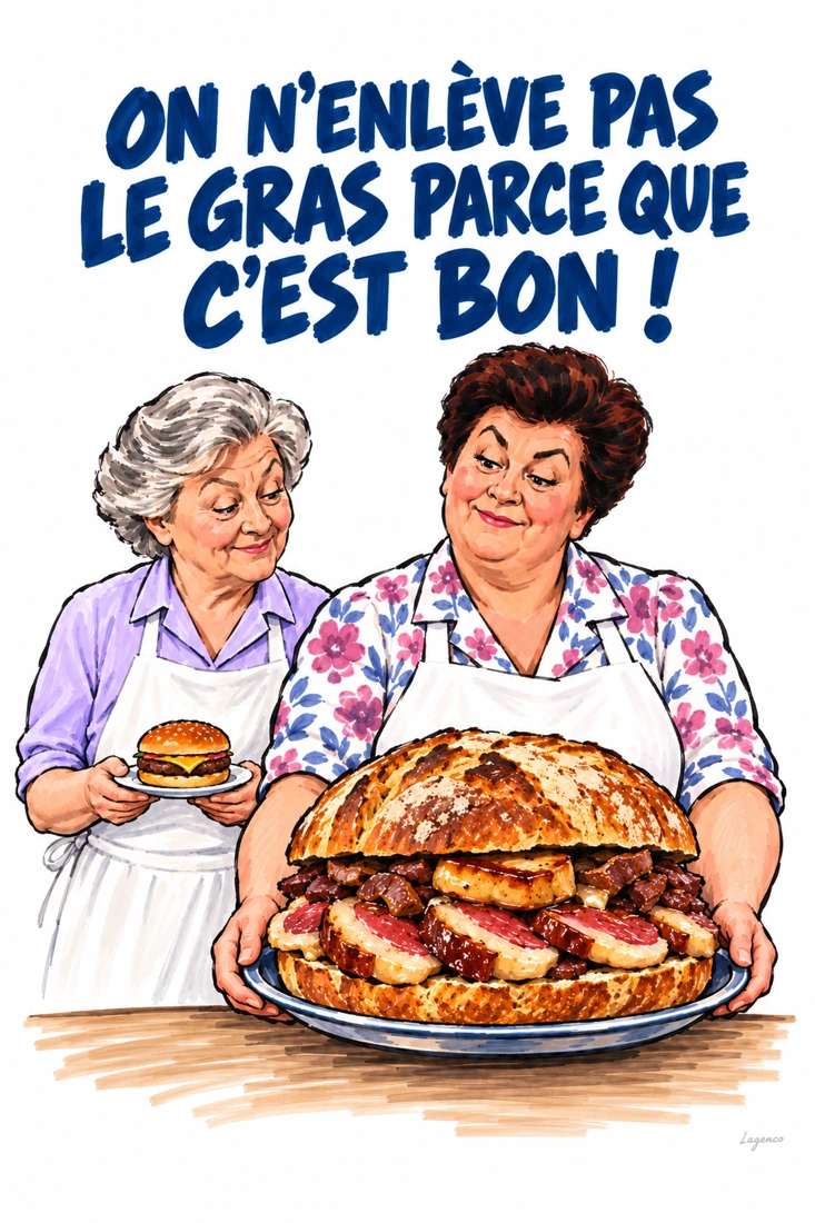 Maïté défend le gras du burger