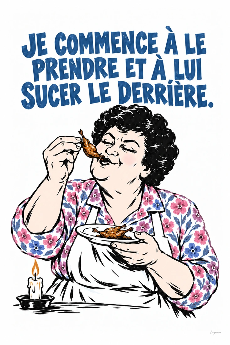 Maïté savoure son petit ortolan