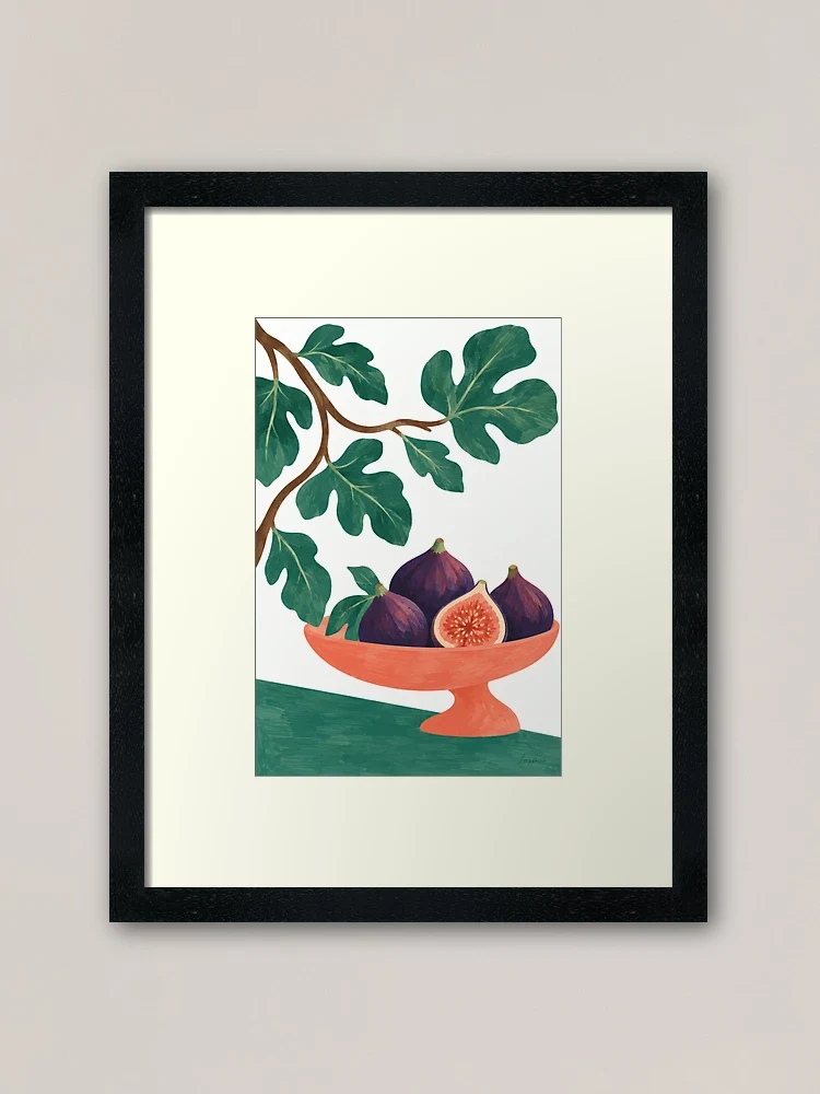 Figues de velours — Impression encadrée
