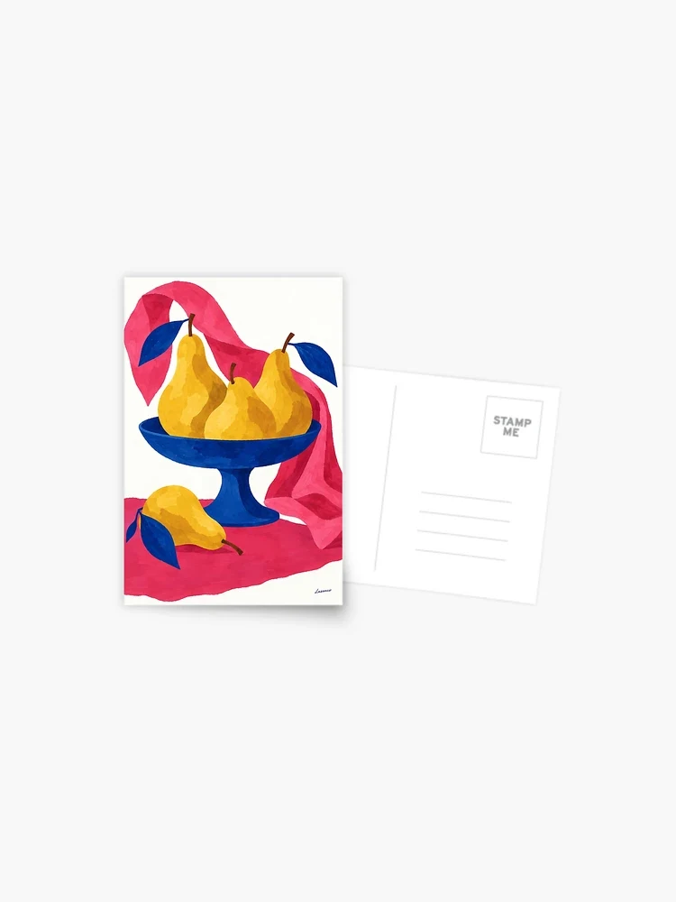Poires en équilibre — Carte postale